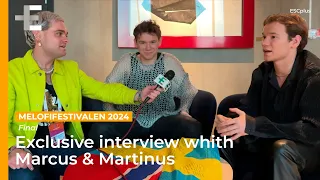 Marcus & Martinus Interview on being Melodifestivalen 2024 Final Favorites | Eurovision 2024 Sweden
