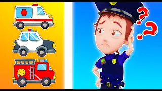 Police Officer Car Song| Nursery Rhymes and Kids Songs