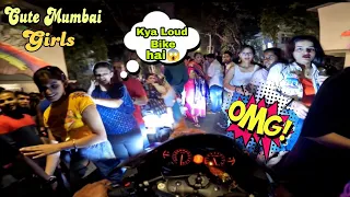 Cute Girls Lovely Reactions & Boys Crazy Reactions on Hayabusa💚|Chembur Festival Mumbai |