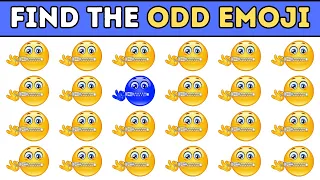 Finden Sie ODD One Out 🤐 | Emoji-Quiz | Leicht, Mittel, Schwer, Unmöglich