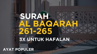 AYAT POPULER | Surah Al baqarah 261-265 | 3x Untuk Hafalan | Ridwan Abu qudwah