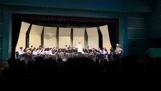 ERHS Symphonic Band at End of the Year Spring Home Concert 2024