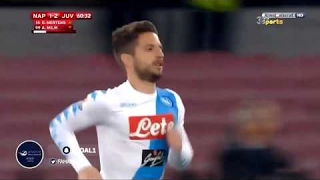 Dries Mertens scores 8 seconds after coming on vs Juventus! 2 2