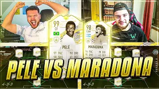 FIFA 21: PELE 99 vs MARADONA 98 SQUAD BUILDER BATTLE 🔥🔥