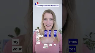 Let's Review Your French Possessive Adjectives  #frenchforbeginner  #french #grammar