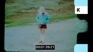 1960s UK, Family Holiday in the Lake District, Travel, Tourism, Rural Britain, Home Movies, 8mm