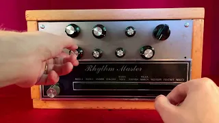 Vintage Analog WHIPPANY ELECTRONICS RHYTHM MASTER RM -10 Drum Machine W/ DIY Mods | DEMO