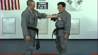 Hapkido Center Chest Grab Techniques 1 Thru 5, Ji Han Jae