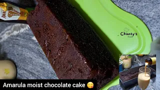 Super moist Amarula cream liqueur chocolate cake/Easiest Chocolate cake/Chocolate cake recipe