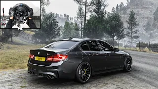 Sideways Only - BMW M5 F90 | Forza Horizon 5 | Steering Wheel Gameplay