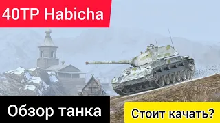 40TP Habicha - Обзор летсплей Как играть? Wot Blitz