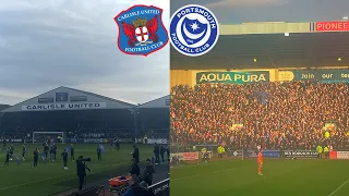 UNREAL PORTSMOUTH FANS TAKEOVER CARLISLE