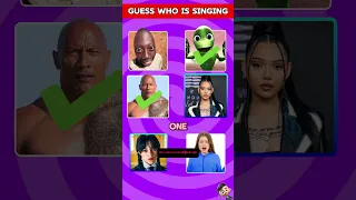 Guess Who is Singing??🎤 | the rock, Tenge, Salish Matter, Dame Tu Cosita