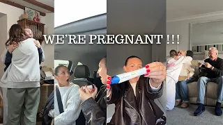TELLING OUR FRIENDS & FAMILY WE’RE PREGNANT!!