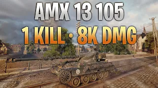 AMX 13 105 - Himmelsdorf (1 Kill - 8k Dmg)