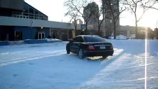 Mercedes Benz Snow Fun Drifting E350