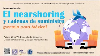 Mesa redonda: El nearshoring y cadenas de suministro ¿ventaja para México?