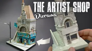The Artist Shop Diorama | Scale 1:87