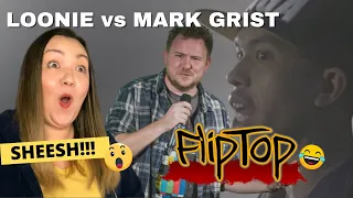 *First Time Reacting to FLIPTOP!" LOONIE vs MARK GRIST (Rap Battle) - REACTION VIDEO