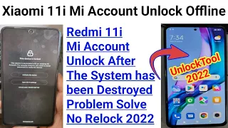 Xiaomi 11i 5g Mi account Frp Reset/Remove With UnlockTool || Redmi Note 11 Pro Mi Cloud Frp Reseted