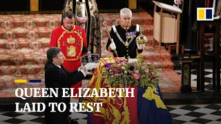 Queen Elizabeth makes final journey to Windsor Castle after state funeral