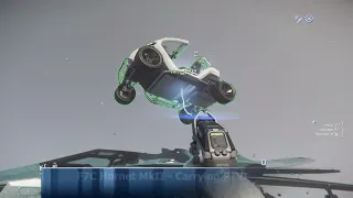 Star Citizen 3.22.1 - F7C Hornet Mk2 Carrying PTV Buggy!