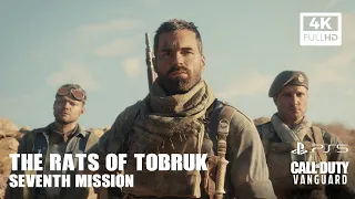Call of Duty Vanguard Gameplay PS5 4k (The Rats of Tobruk) Mission 7