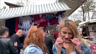 UNEXPECTED SOUVENIR SHOPS IN FRONT OF DRACULA CASTLE