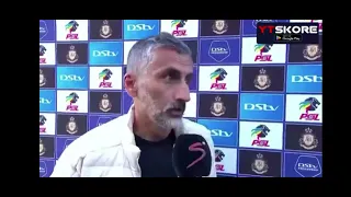 ROYAL AM VS ORLANDO PIRATES (0-4) COACHES MASWANGANYI MAN OF THE MATCH INTERVIEW