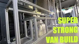 How To Build A Van With 80/20 Aluminum (INSANELY STRONG)