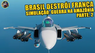 SIMULAÇÃO: (França x Brasil) BRASIL CONTRA-ATACA e DESTRÓI a FRANÇA (PARTE 2/2)