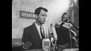 KTLA News: "Robert F. Kennedy press conference and luncheon in Los Angeles" (1964)