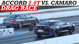 2021 Camaro LT1 (Manual) vs. 2020 Honda Accord Sport 2.0T (10-Speed)