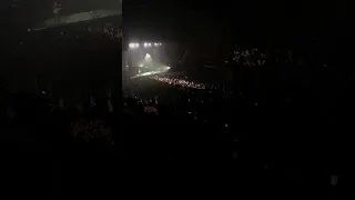 Phoenix’s lead singer Thomas Mars CROWD SURFS to stage at the Kia Forum 8/7/23