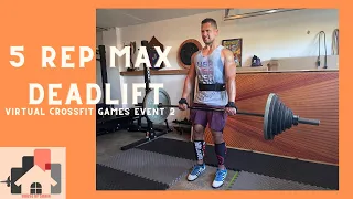 Virtual Event 2 (VE2)—2021 CrossFit Virtual Games | 5RM Deadlift | House of Suain EP. 38