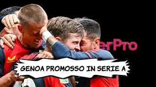 Genoa promosso in Serie A dopo un anno di B: La gioia dei calciatori genoani