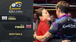 Chieh-Yu Chou vs. Kelly Fisher ▸ SEMI FINAL ▸ Predator World Women’s 10-Ball Championship