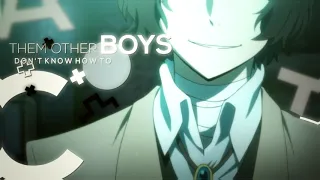 dazai osamu edit - sexy back (bungo stray dogs)