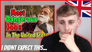 British Guy Reacting to Top 10 Most Dangerous Jobs in The United States