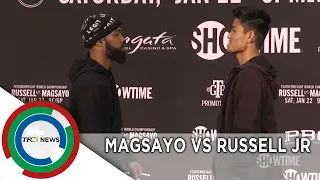 Magsayo, Russell make weight ahead of title clash | TFC News California, USA