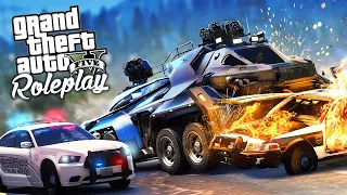 TROLLING THE COPS WITH AN ARMORED 8X8 - GTA RP