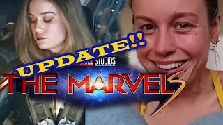 Captain Marvel 2; Brie Larson is SO HAPPY filming The Marvels: !!!