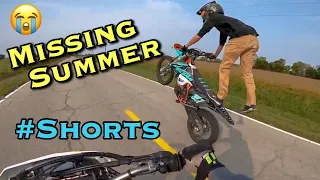 I'm Missing Summer... 😭 500 EXC Wheelies 3rd Person View! (#Shorts)