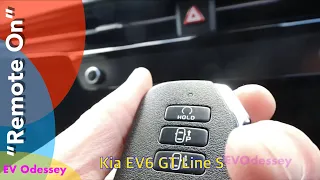 Kia EV6 - secrets of “remote on” mode & another little over the top remote pre-heating hack