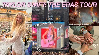 THE ERAS TOUR VLOG: pittsburgh N1 full concert, road trip, taylor swift merch haul, & more!!