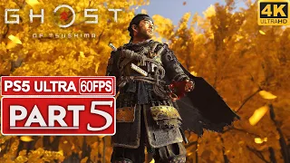 GHOST OF TSUSHIMA PS5 Gameplay Walkthrough Part 5 [4K 60FPS] - No Commentary (FULL GAME)