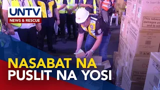 P790-million halaga ng puslit na sigarilyo at vape products, nasabat sa MICP