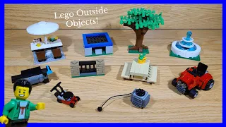 How to Build 10 Lego Outside Objects!