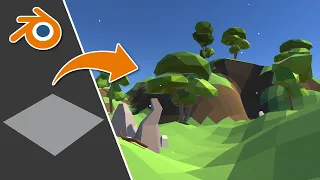 This is the BEST way to make low poly terrain | Blender Tutorial