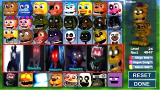 The Joy of Creation Animatronics in Fnaf World! (Mod) #Fnaf (Ignited Fredbear)